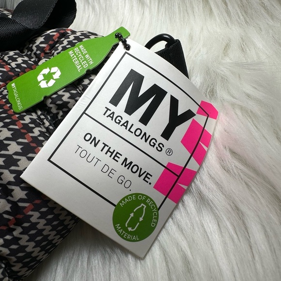 My Tagalongs Black and White Houndstooth Women's Bag - Picture 4 of 6